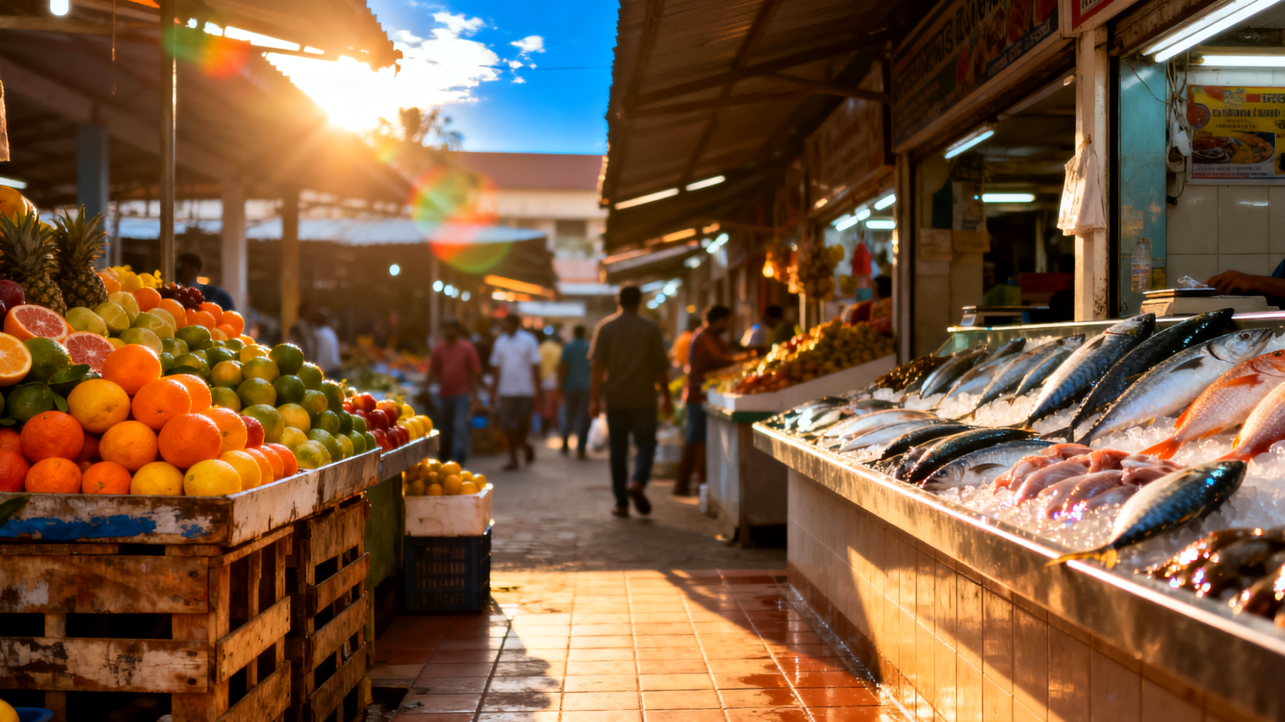 Mercati locali di Colombo"